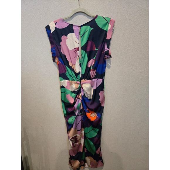 Ramy Brook Women's Morgan Size 8 Multicolor Floral Long Dress Party Cocktail - Picture 7 of 13